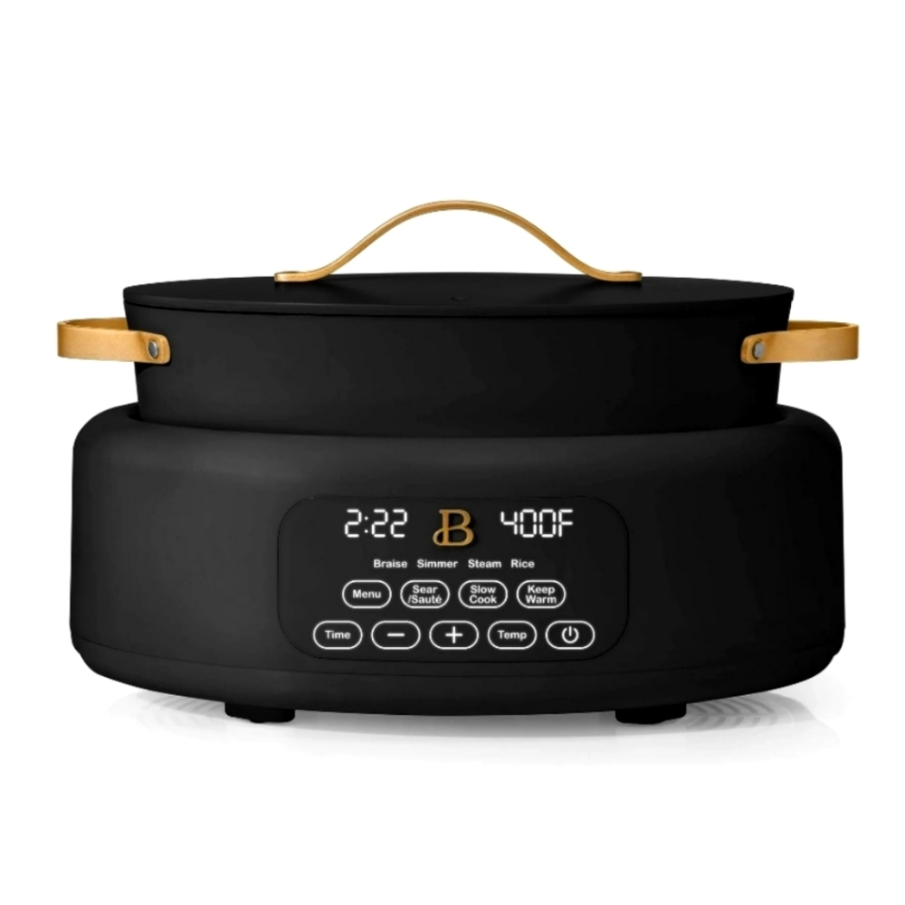 Beautiful by Drew black slow cooker, multi-cooker, "crockpot"